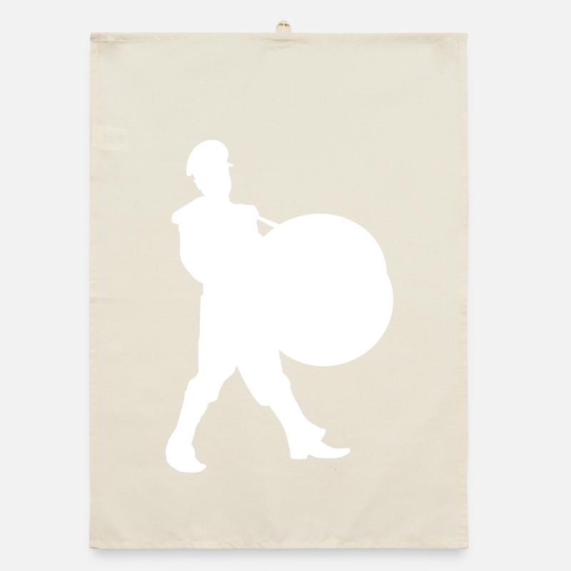 Screen Hero Silhouette Organic dish towel