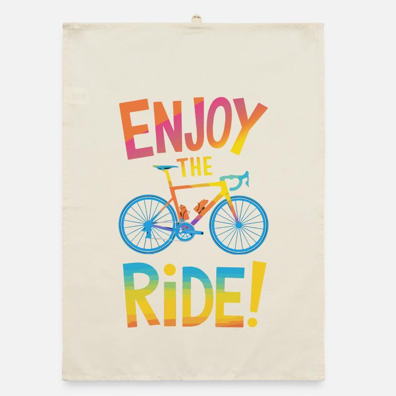 Profitez de la conception du vélo de balade Torchon bio