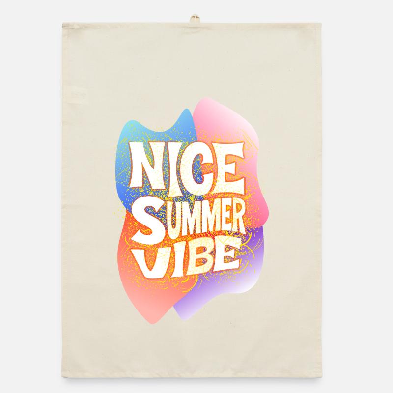Nice summer vibe Organic Geschirrtuch
