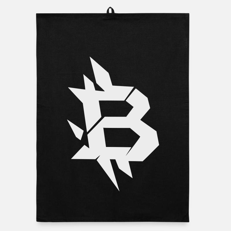 Conception angulaire du Bitcoin B Torchon bio