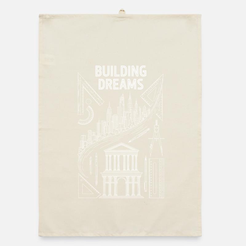 Architecture du motif du bâtiment Torchon bio