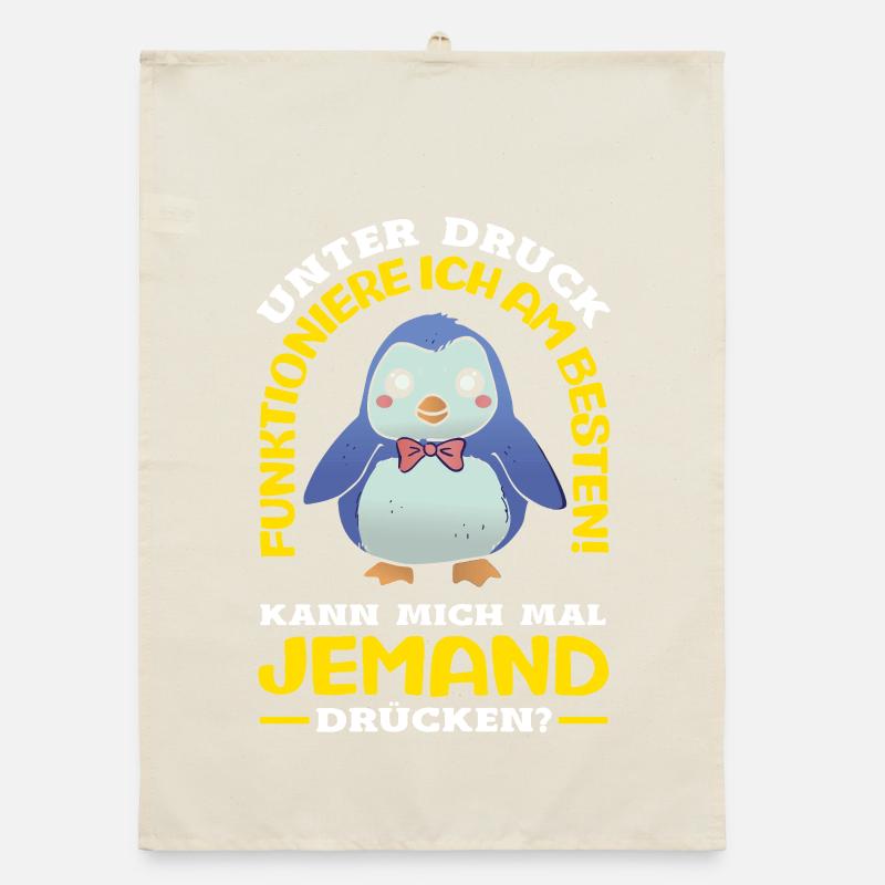 I function best under pressure Organic dish towel