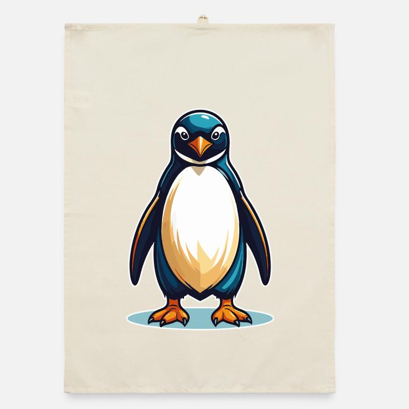 Cool Penguin – Mignon, effronté et sympathique Torchon bio