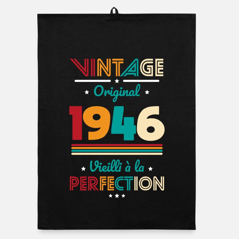 1946 – Vintage – Aged to perfection Organic dish towel