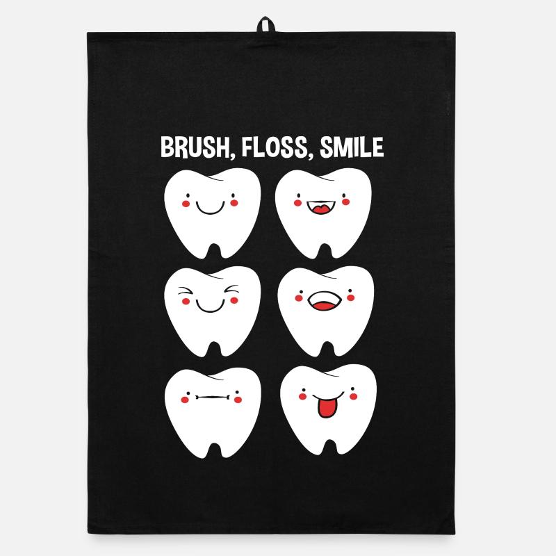 Dentiste réceptionniste Torchon bio