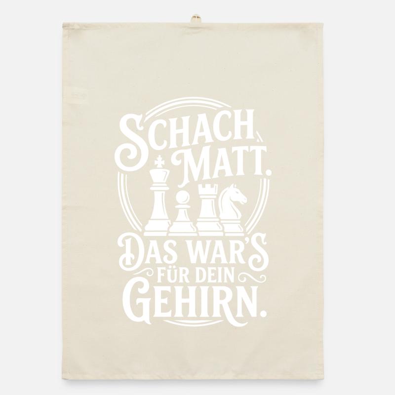 Checkmate – Your brain capitulates Organic dish towel