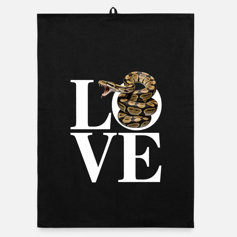 Les serpents rois Python ADORENT les pythons de terrarium Torchon bio