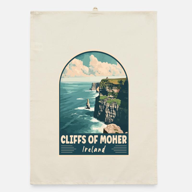 Experience Cliffs Of Moher In Ireland Organic dish towel