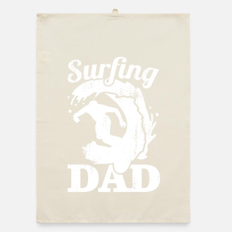 Père surfeur Torchon bio