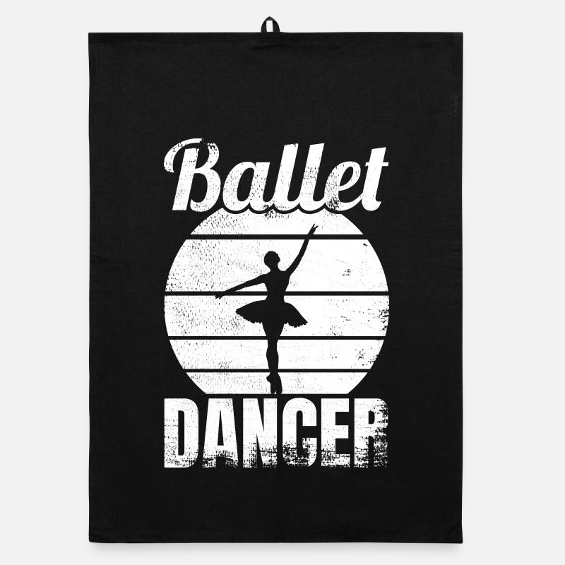 Drôle de danseuse de ballet Torchon bio