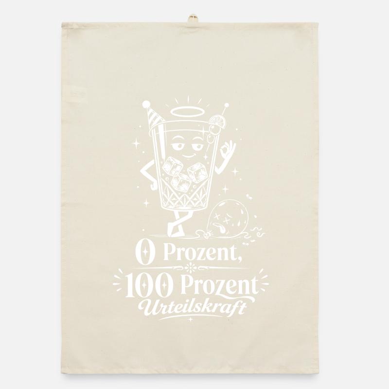 100 Prozent Urteilskraft Organic Geschirrtuch
