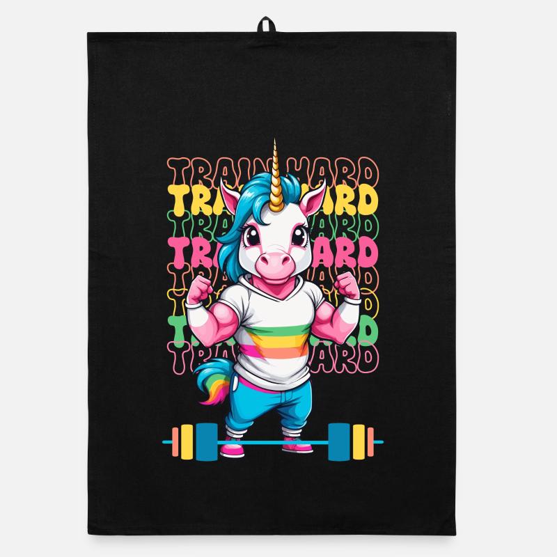 Licorne bodybuilder Torchon bio