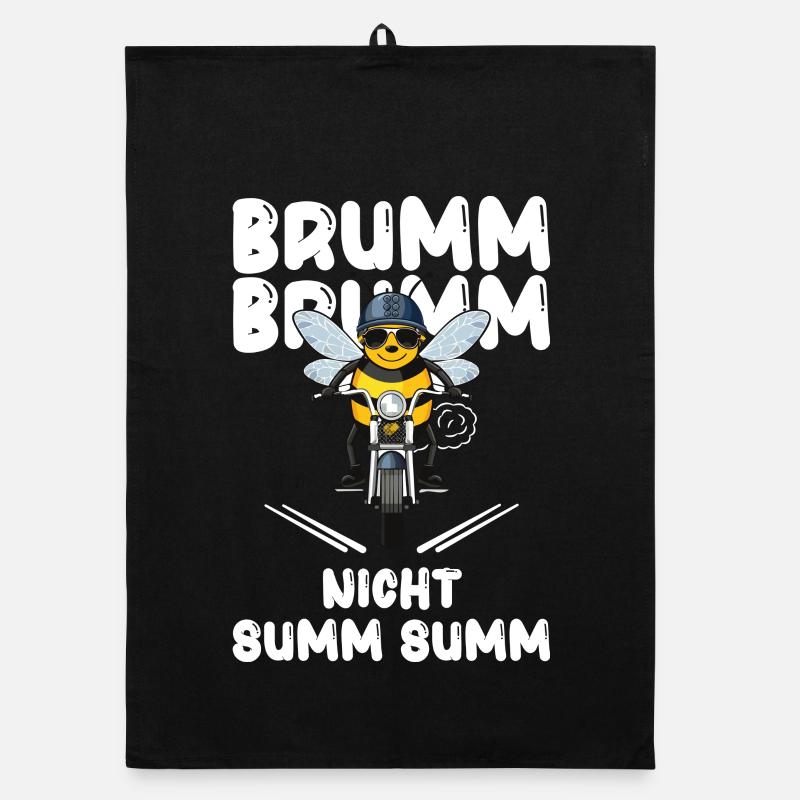 Abeille Moto Buzz Buzz Pas Buzz Buzz Blanc Torchon bio