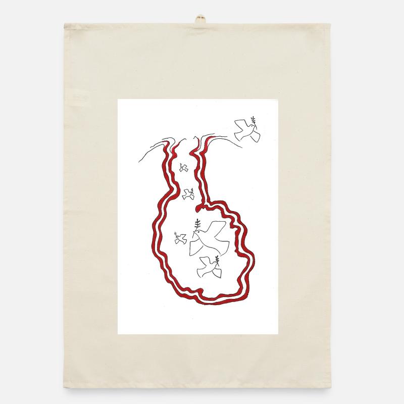 PEACE SEED AUSTRIA by Gudrun KARGL Organic dish towel