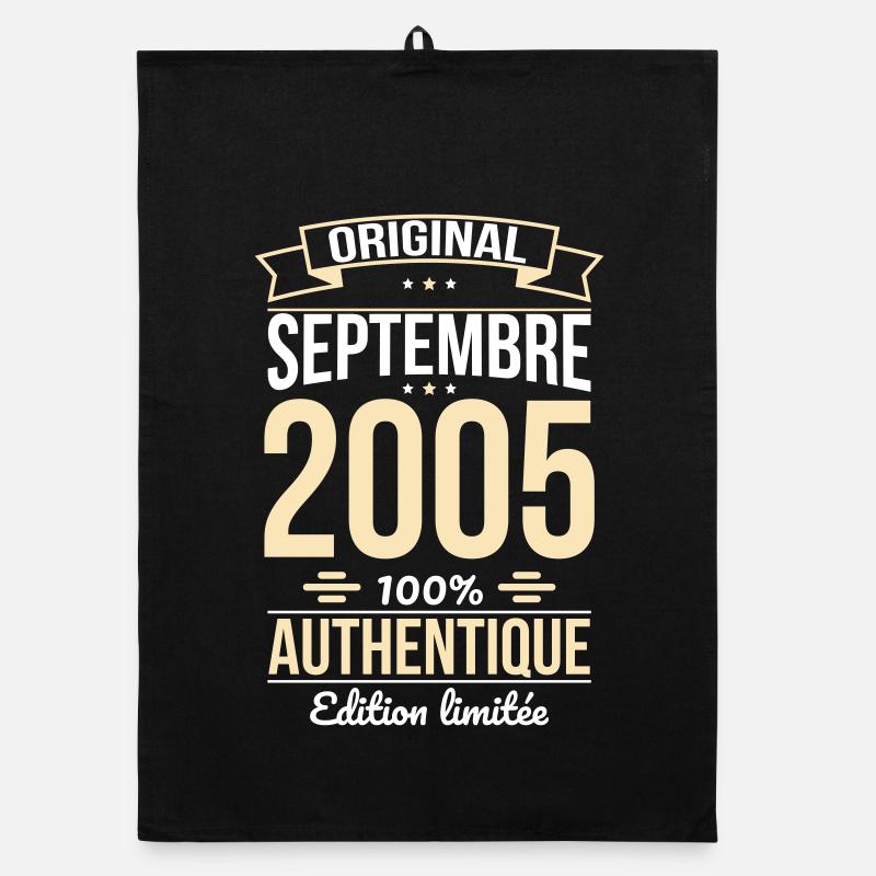 Anniversaire 20 ans - Original - Septembre 2005 Torchon bio