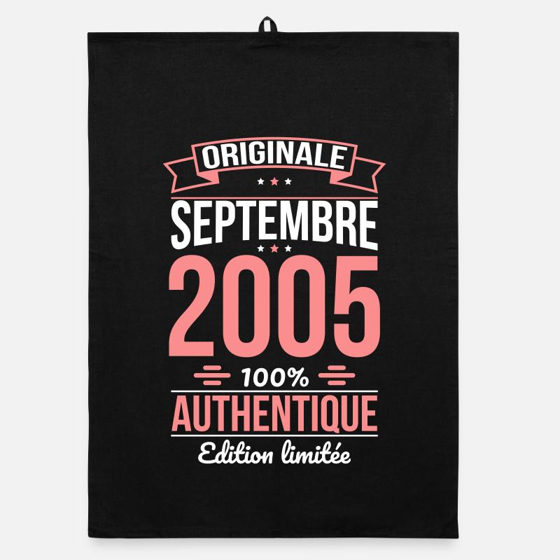 Anniversaire 20 ans - Originale - Septembre 2005 Torchon bio