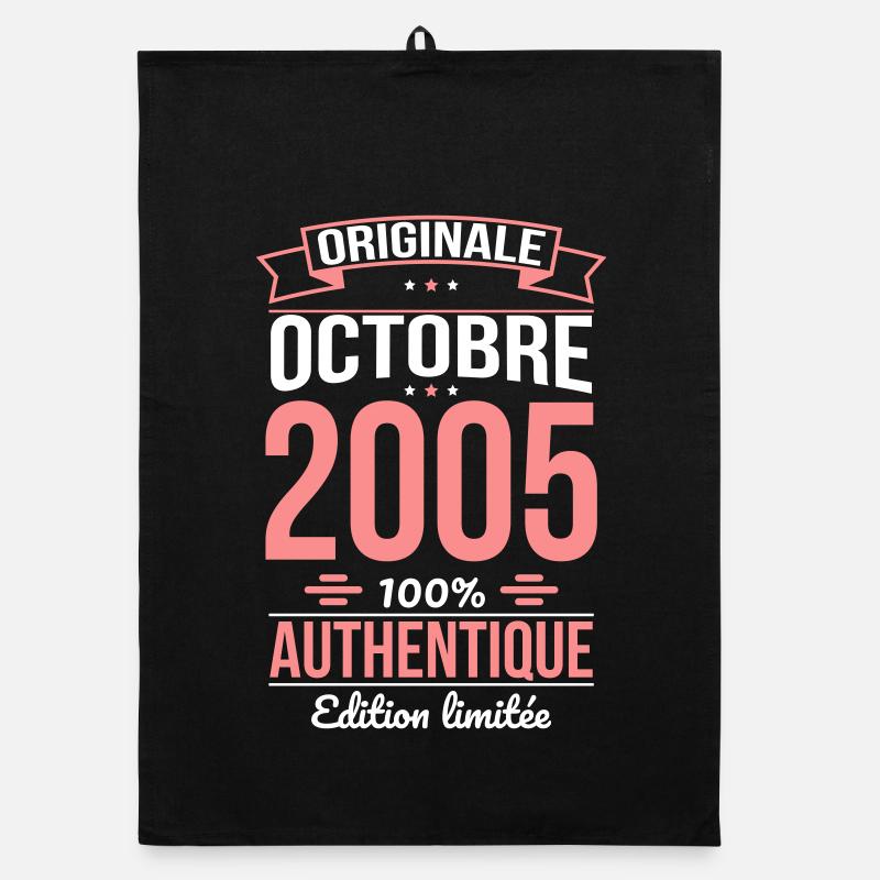 Anniversaire 20 ans - Originale - Octobre 2005 Torchon bio