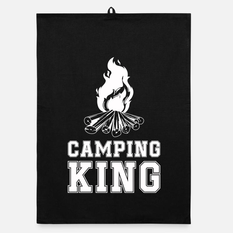 Camping King Lagerfeuer Organic Geschirrtuch