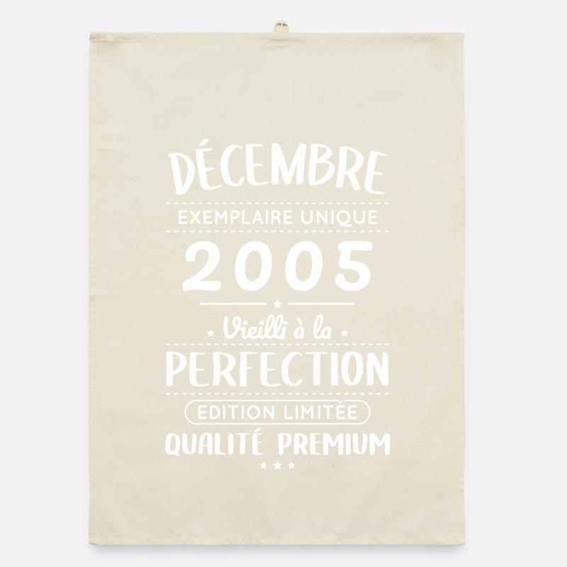 Anniversaire 20 ans - Décembre 2005 Perfection Torchon bio