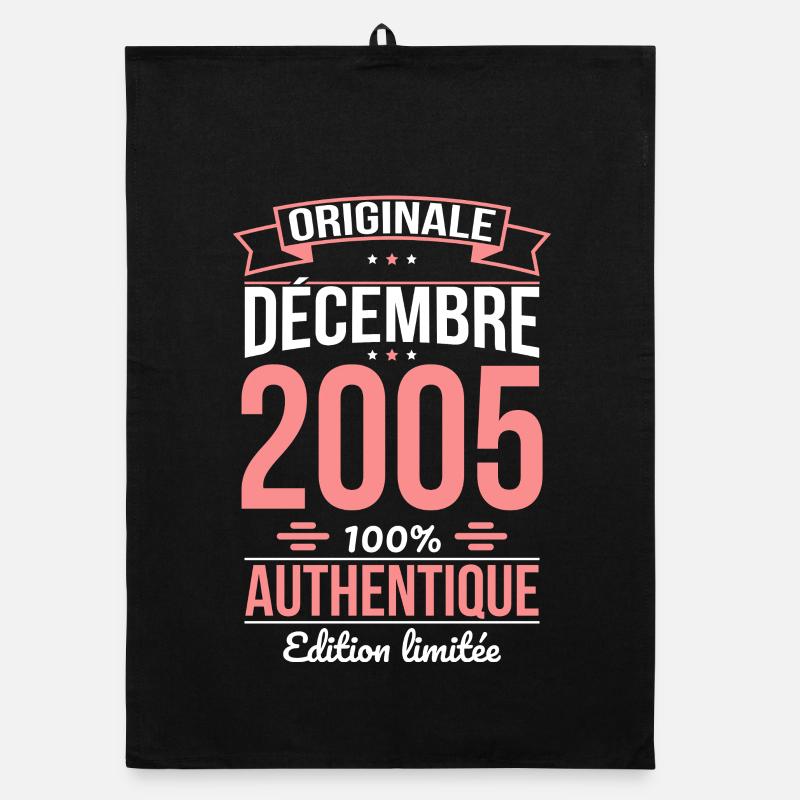 Anniversaire 20 ans - Originale - Décembre 2005 Torchon bio