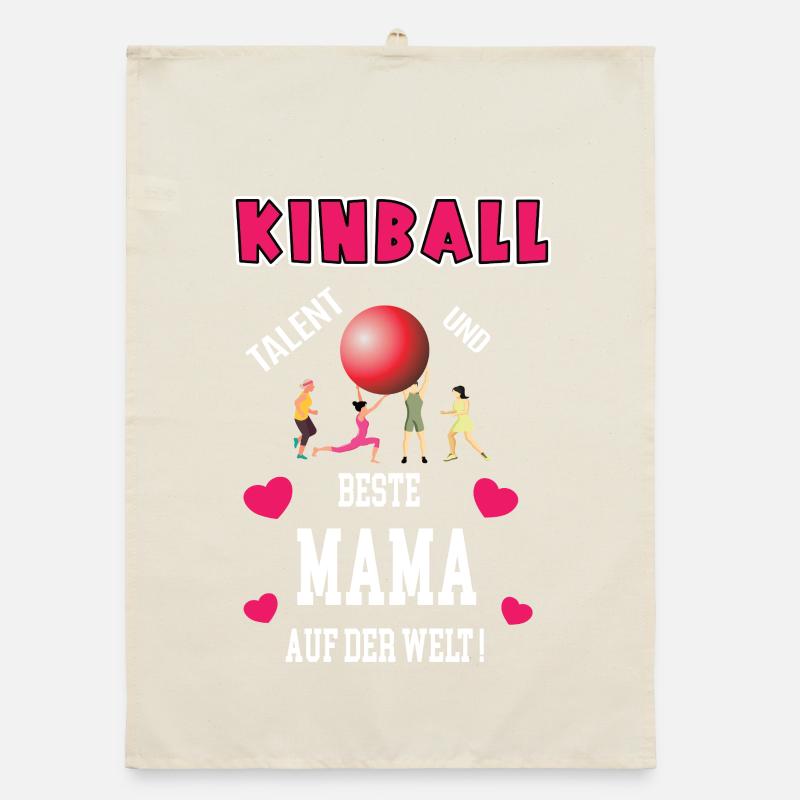 Kinball Beste Mama Mutter Muttertag Geburtstag Organic Geschirrtuch