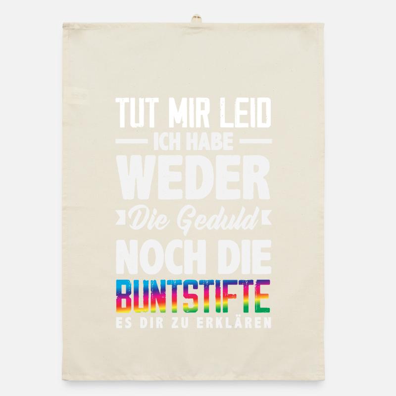 Neither patience nor crayons – sarcasm Organic dish towel