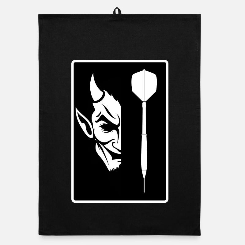 FLÉCHETTES ET DIABLE Torchon bio