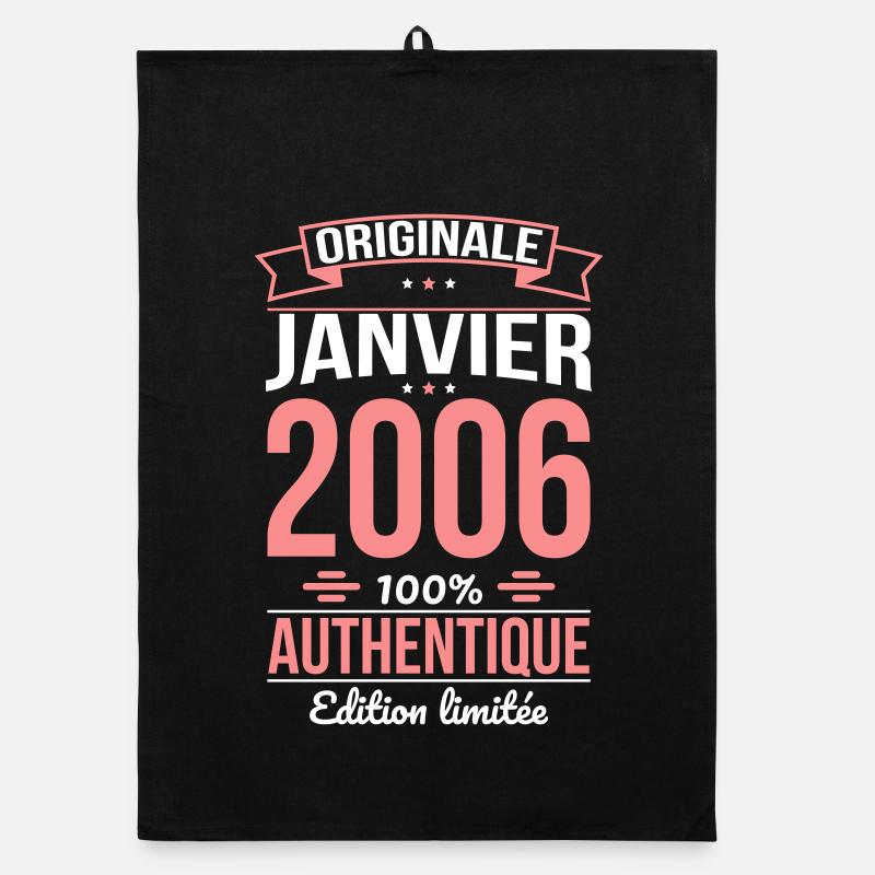 Anniversaire 20 ans - Originale - Janvier 2006 Torchon bio