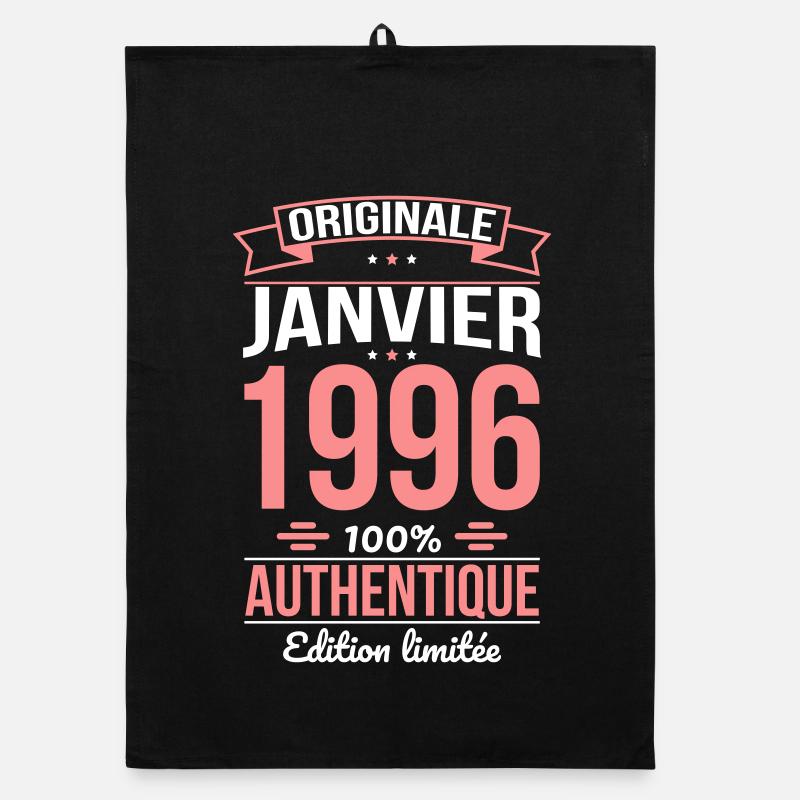 30-jähriges Jubiläum – Original – Januar 1996 Organic Geschirrtuch