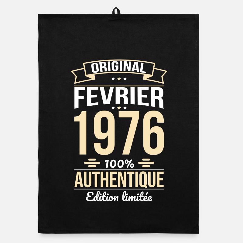 Anniversaire 50 ans - Original - Février 1976 Torchon bio
