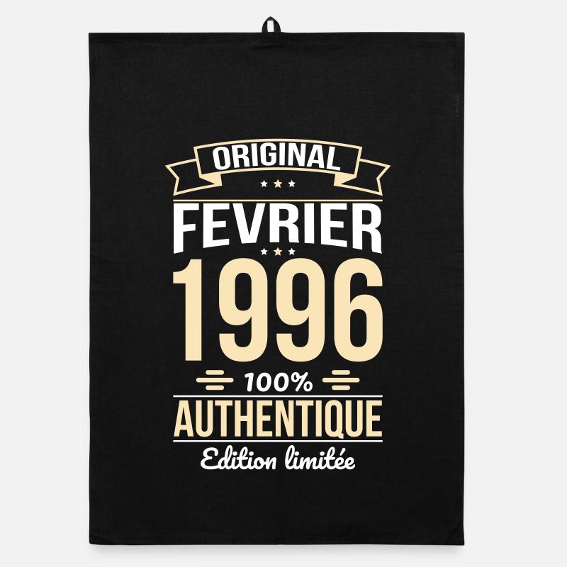 30-jähriges Jubiläum – Original – Februar 1996 Organic Geschirrtuch