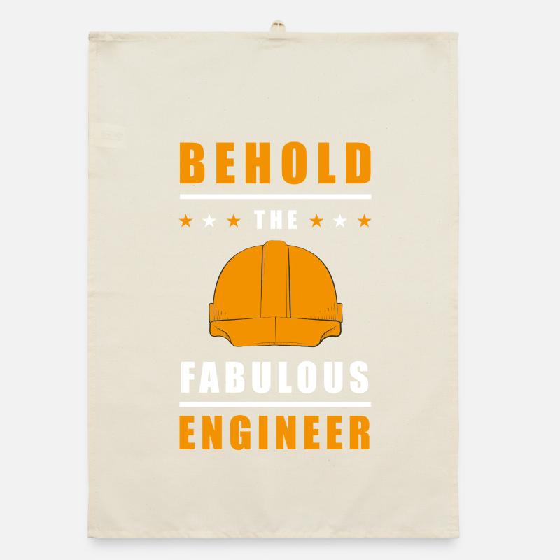 Behold the Fabulous Engineer Organic Geschirrtuch