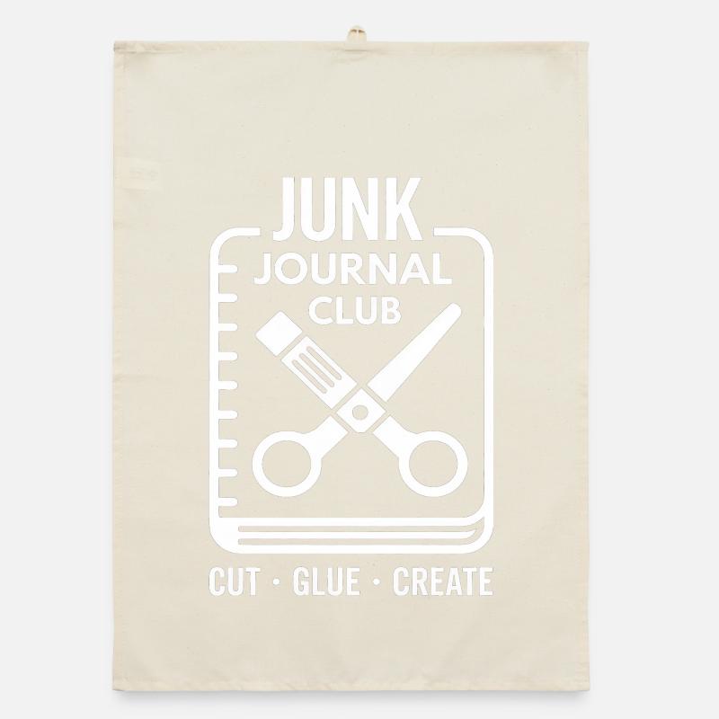 Crée de la colle coupée du Junk Journal Club Torchon bio
