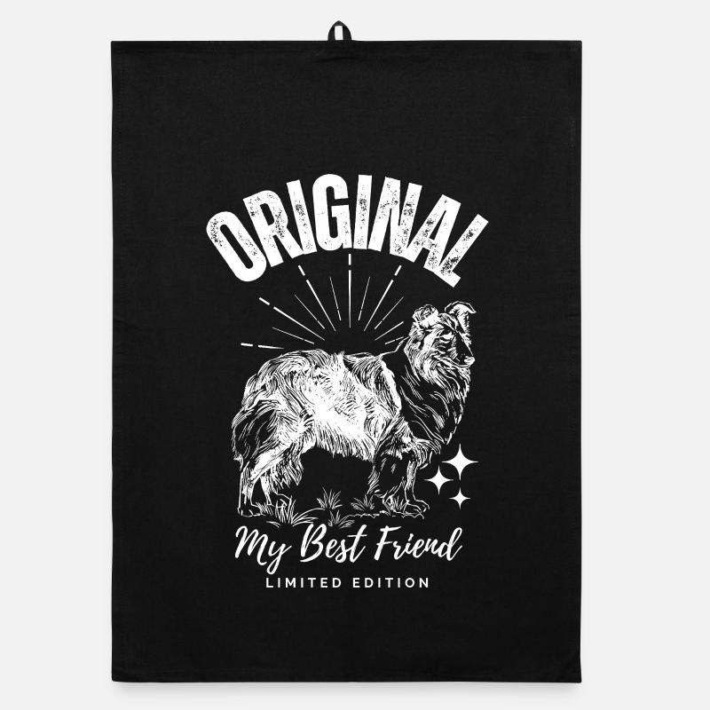 Ursprünglicher Hund Mein bester Freund Organic Geschirrtuch