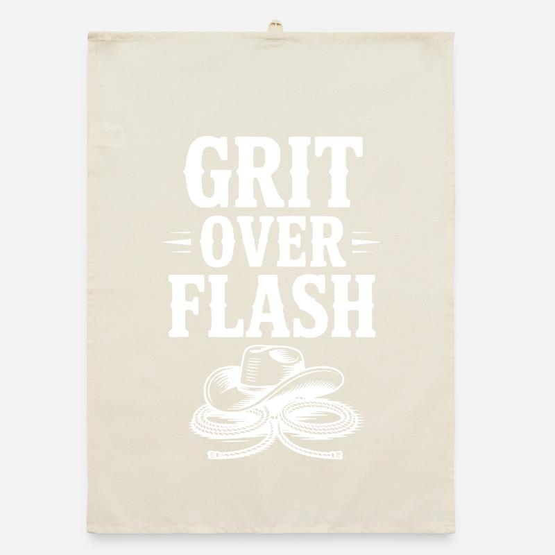 Grit über Flash Organic Geschirrtuch