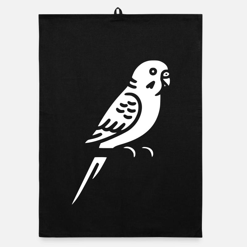 Budgie Bird Pet Vector Organic dish towel