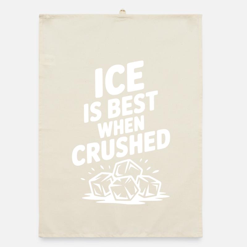 Am besten, wenn man zerdrückt wird Organic Geschirrtuch