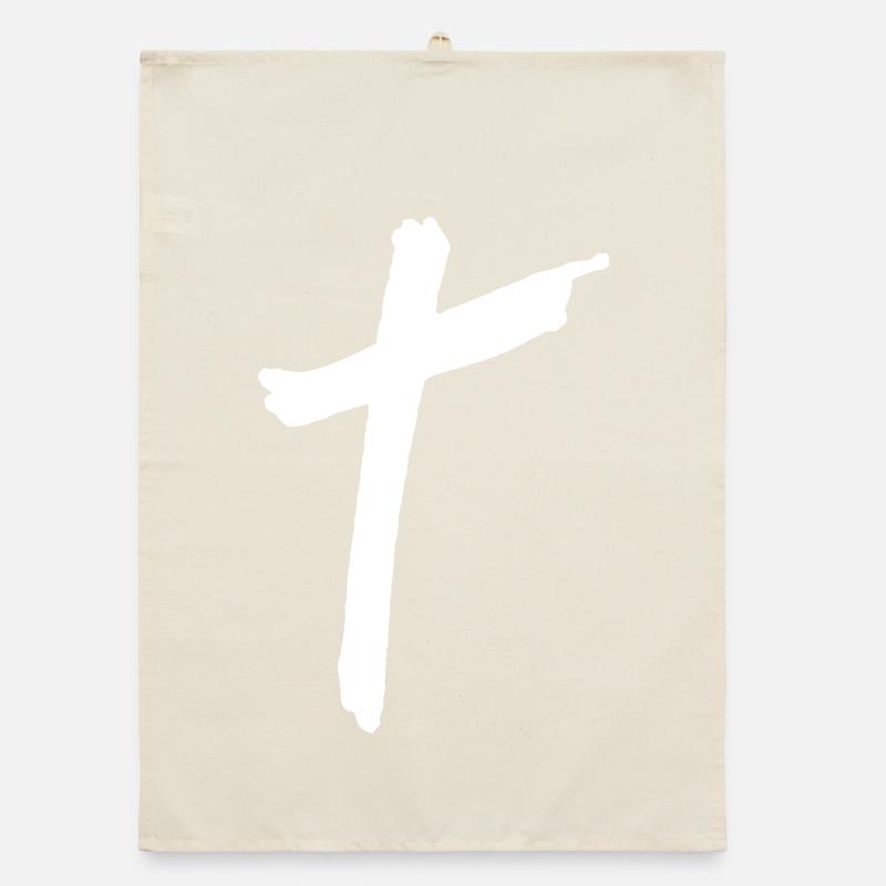 Croix de Jésus Torchon bio