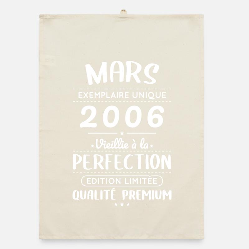 Anniversaire 20 ans - Mars 2006 Perfection Torchon bio