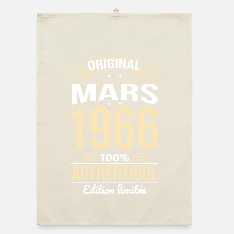 60th Anniversary - Original - March 1966 Organic dish towel