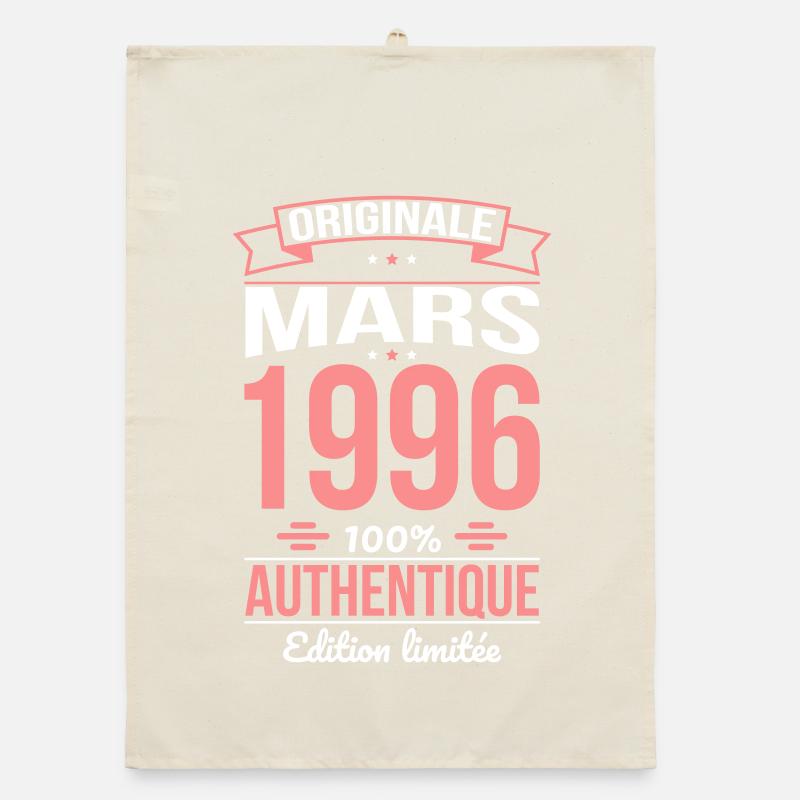 Anniversaire 30 ans - Originale - Mars 1996 Torchon bio