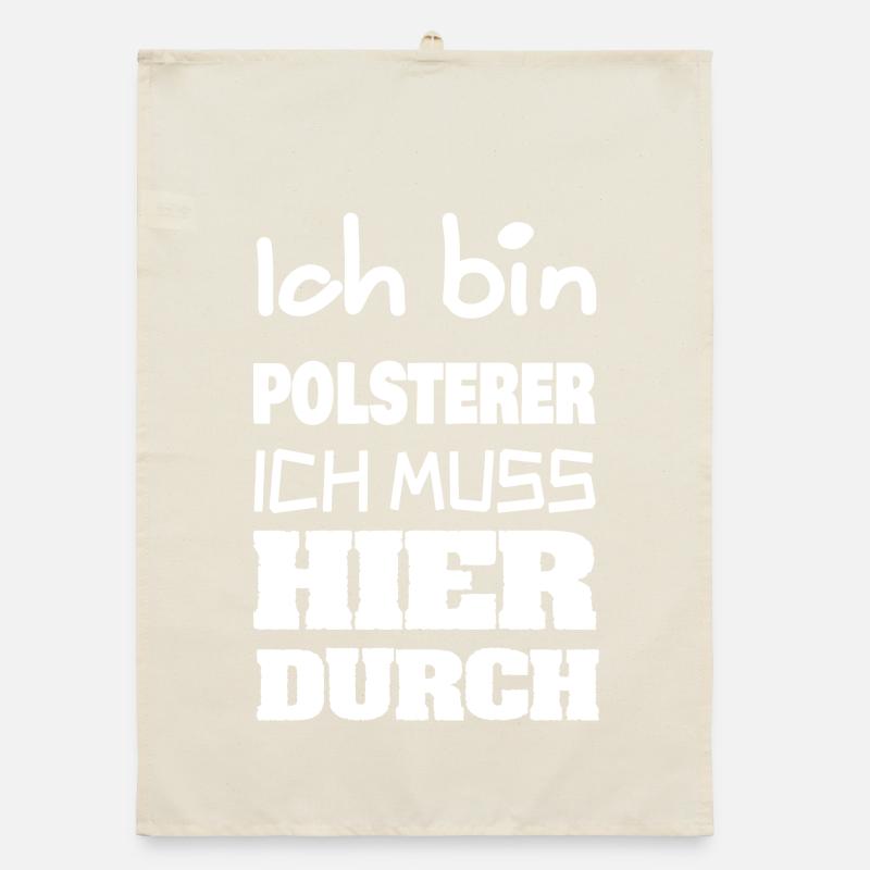 Job Upholsterer Organic dish towel