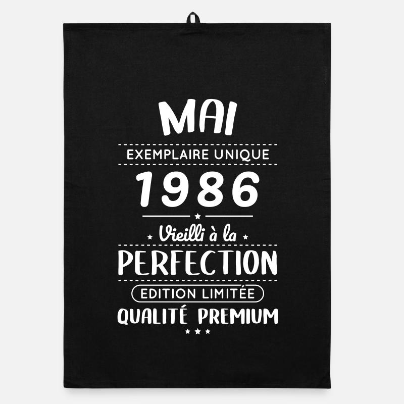 Anniversaire 40 ans - Mai 1986 Perfection Torchon bio