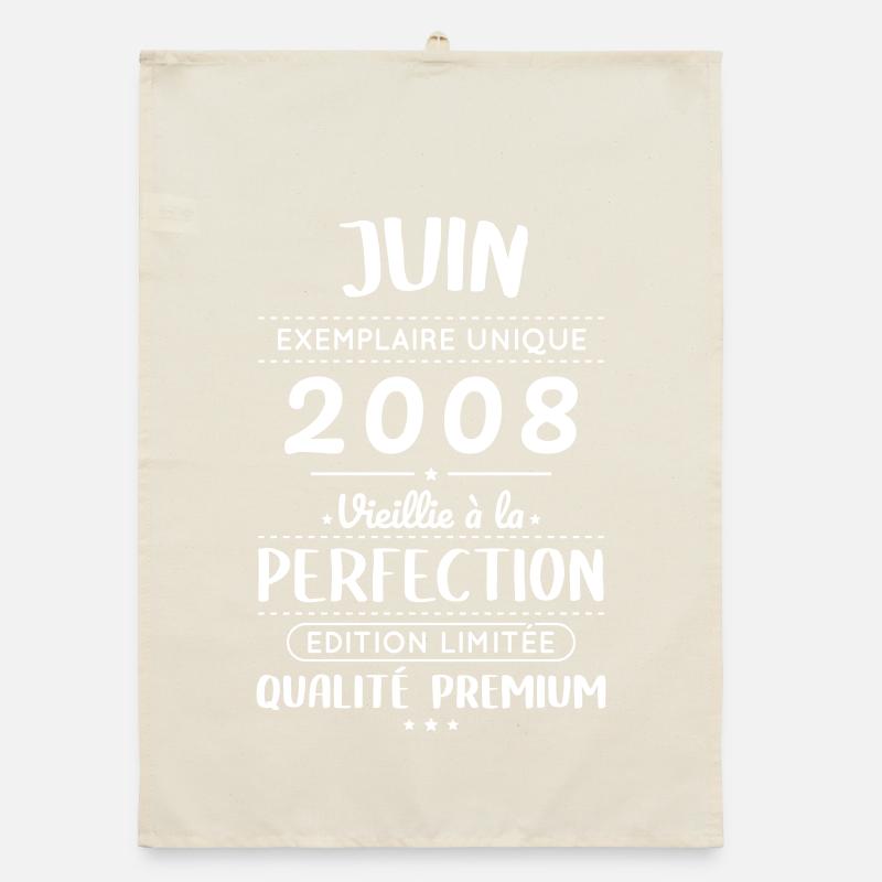 18. Geburtstag – Juni 2008 Perfektion Organic Geschirrtuch