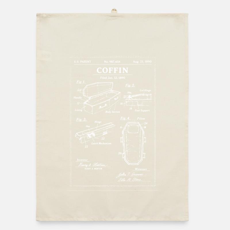 Brevet du plan de cercueil Torchon bio