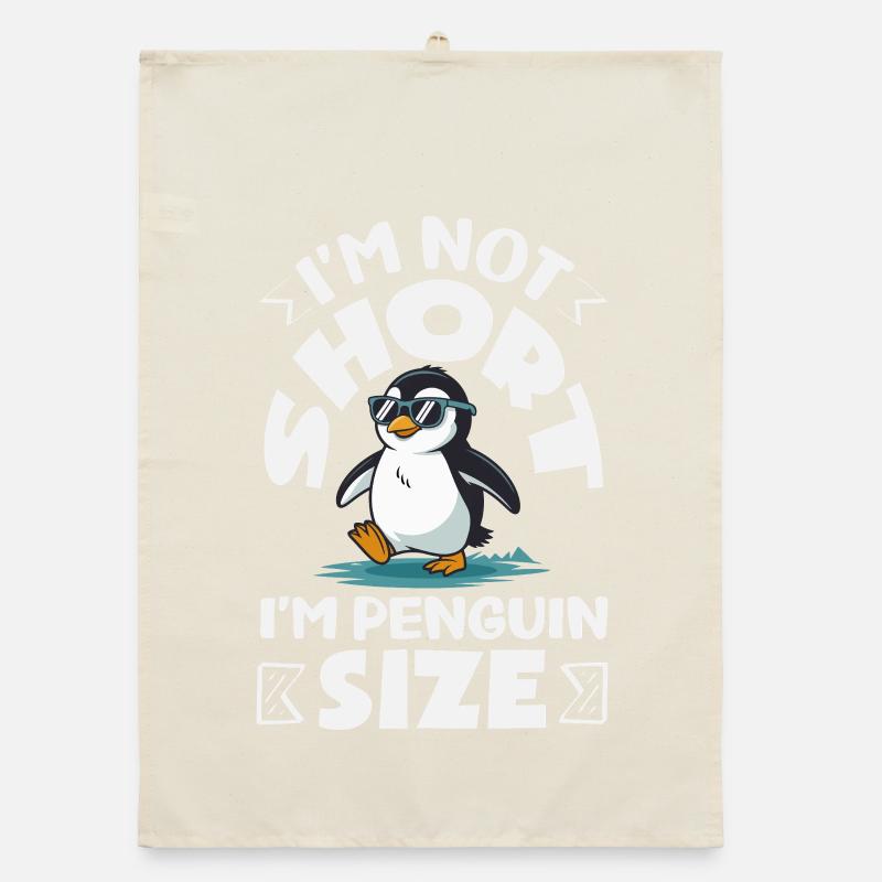 Cute Penguin - Gift for Penguin Lover Organic dish towel