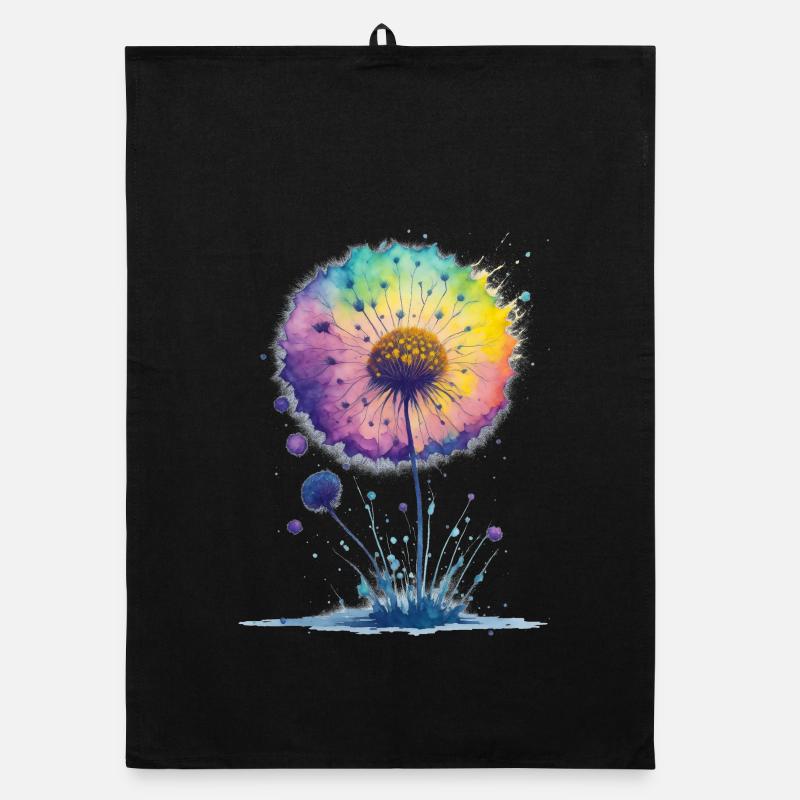 Flower Organic dish towel