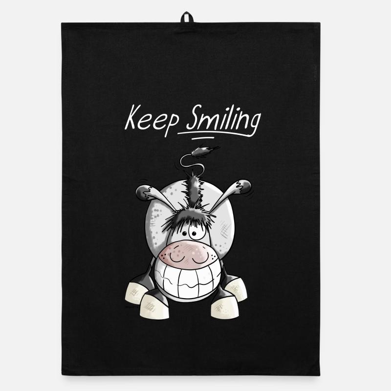 Keep Smiling Âne Torchon bio
