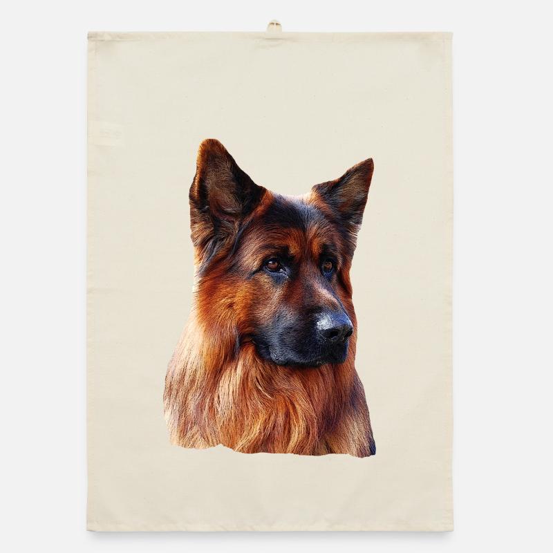 Altdeutscher Schäferhund Deutscher Schäferhund Organic Geschirrtuch