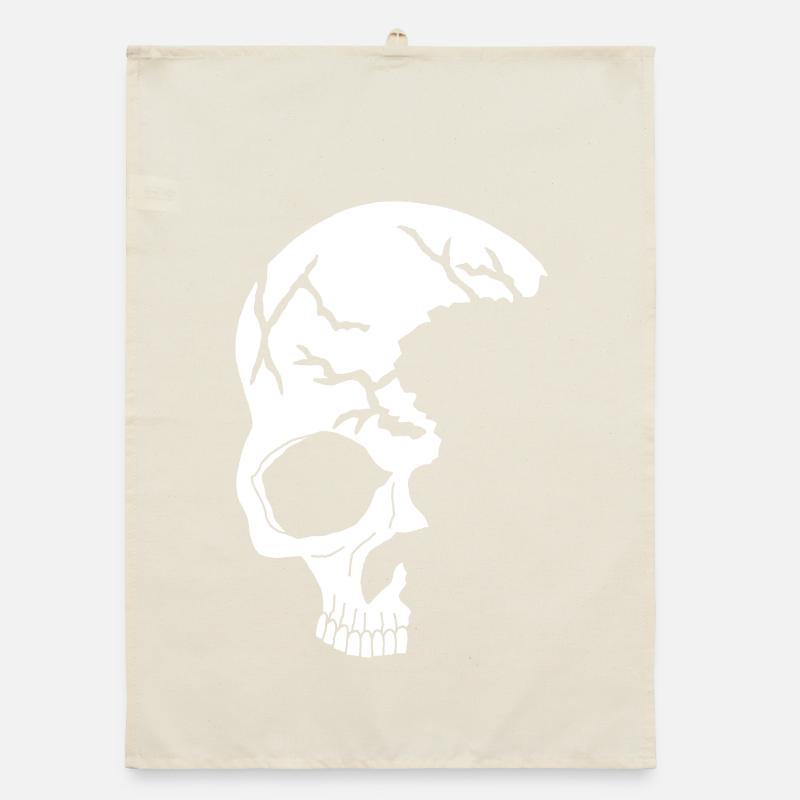 Demi-crâne blanc Torchon bio